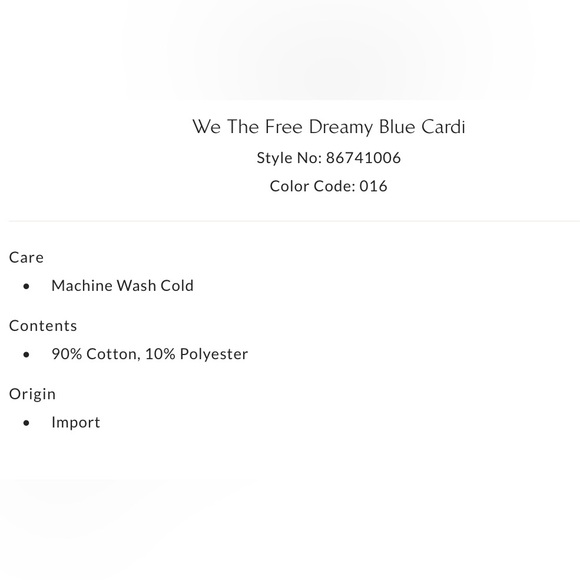 NWT Free People S We The Free Dreamy Blue Cardigan in Cuban Sand Tan New $148 - Picture 6 of 8